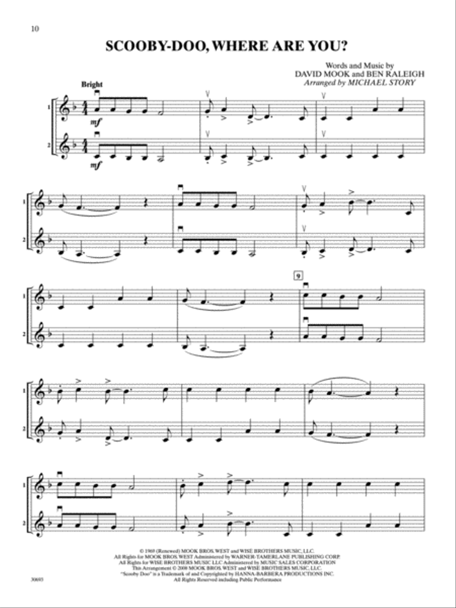 Pop Duets for All Small Ensemble scores gallery preview page 2