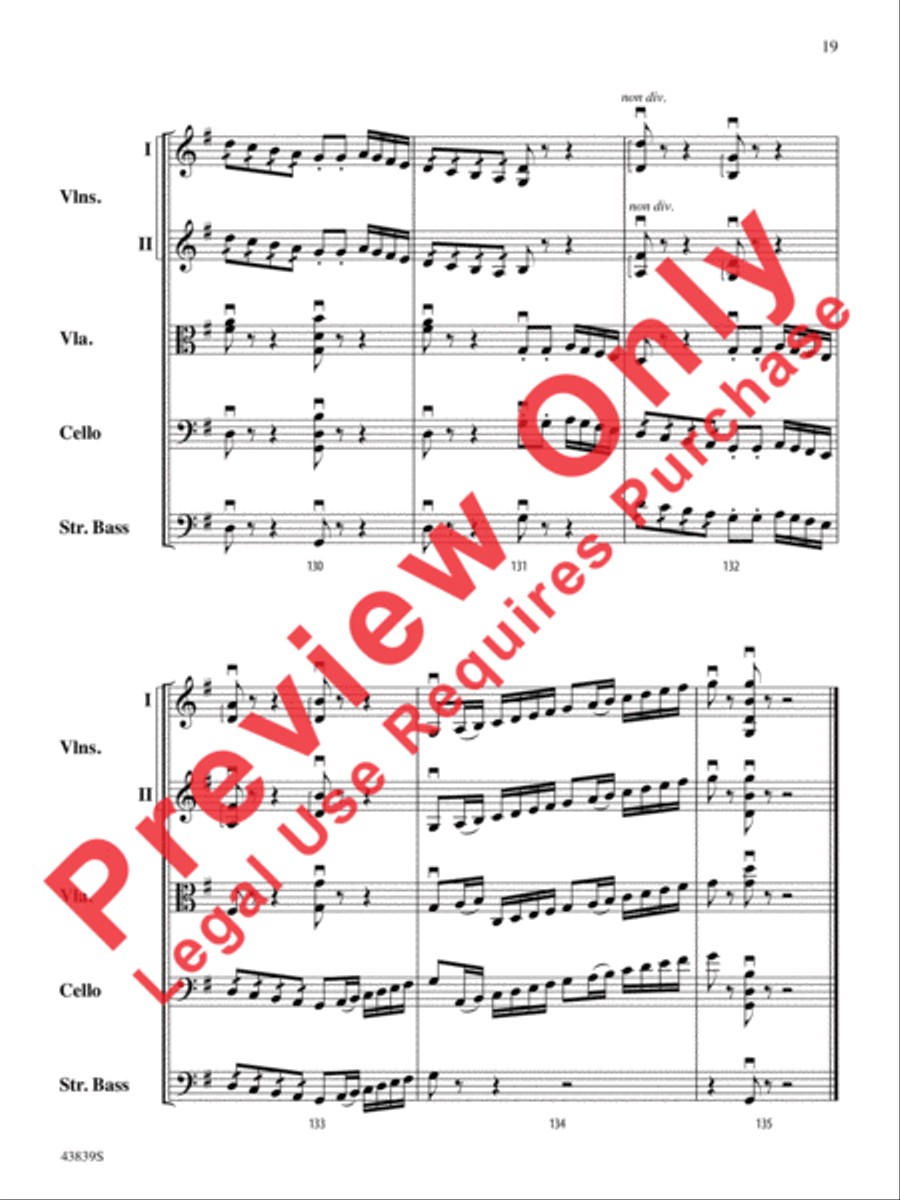 Mozartiana Mozartiana String Orchestra scores gallery preview page 20