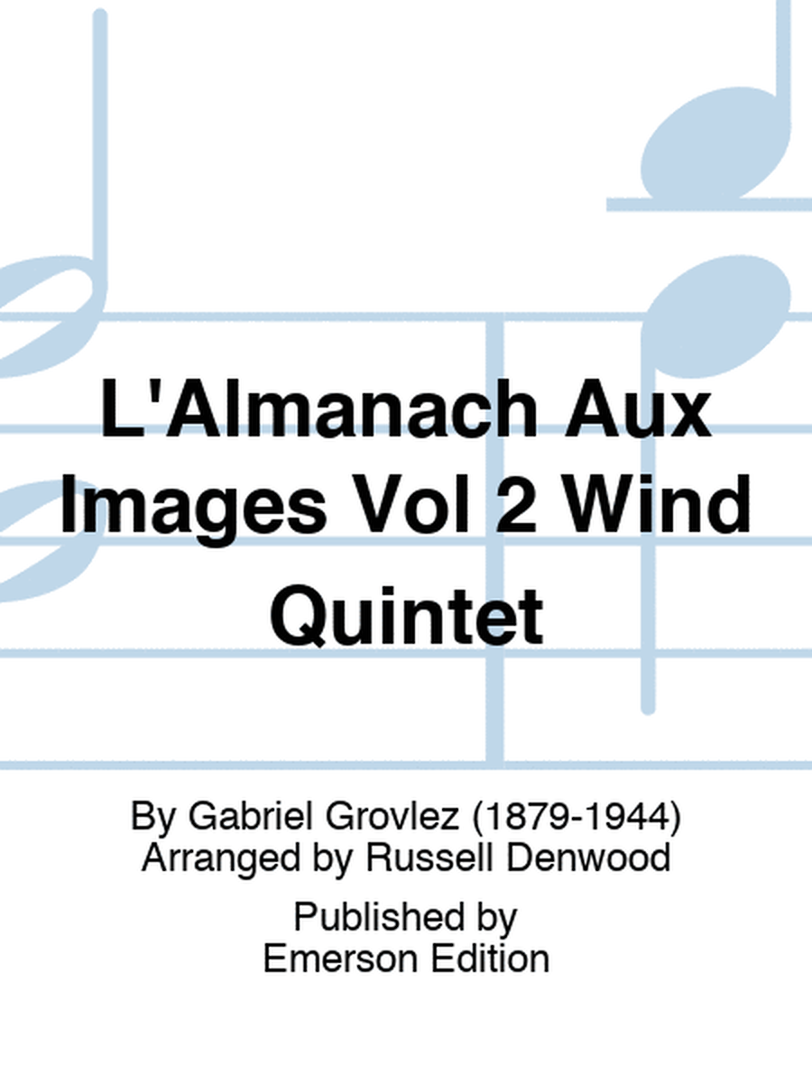 L'Almanach Aux Images Vol 2 Wind Quintet