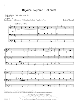 Three Hymns of Rejoicing for Organ