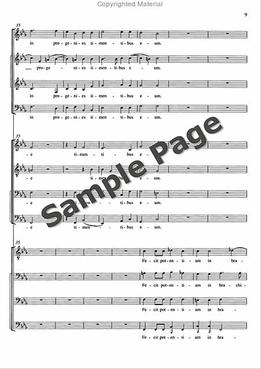 Magnificat Magnificat Mixed Choir scores gallery preview page 10