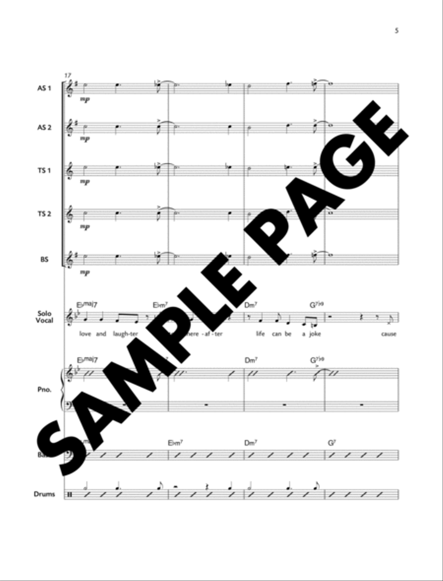 Cupid's Arrow Cupid's Arrow Jazz Ensemble scores gallery preview page 5