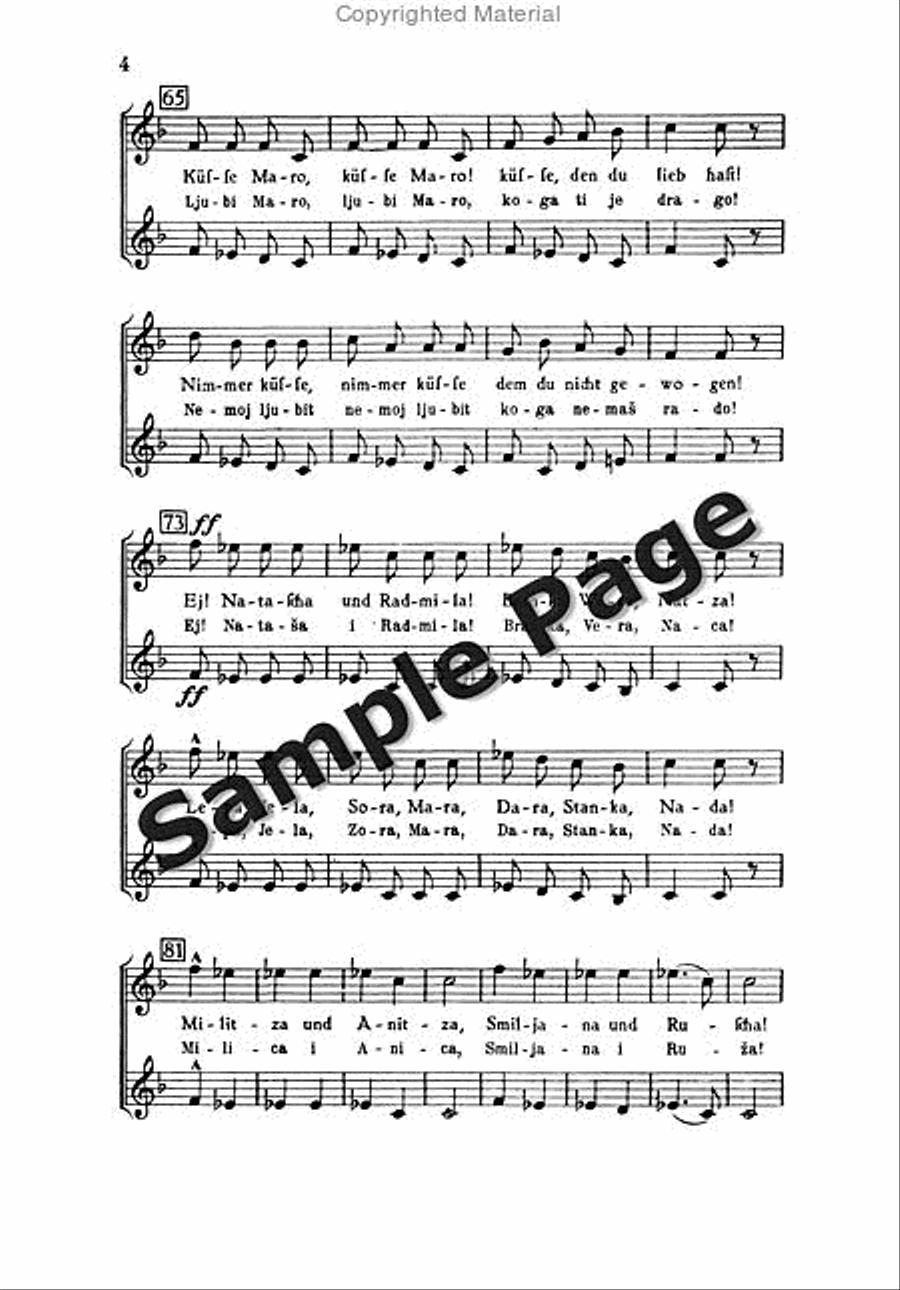 Kolo Choral Score **pop** Choir scores gallery preview page 5