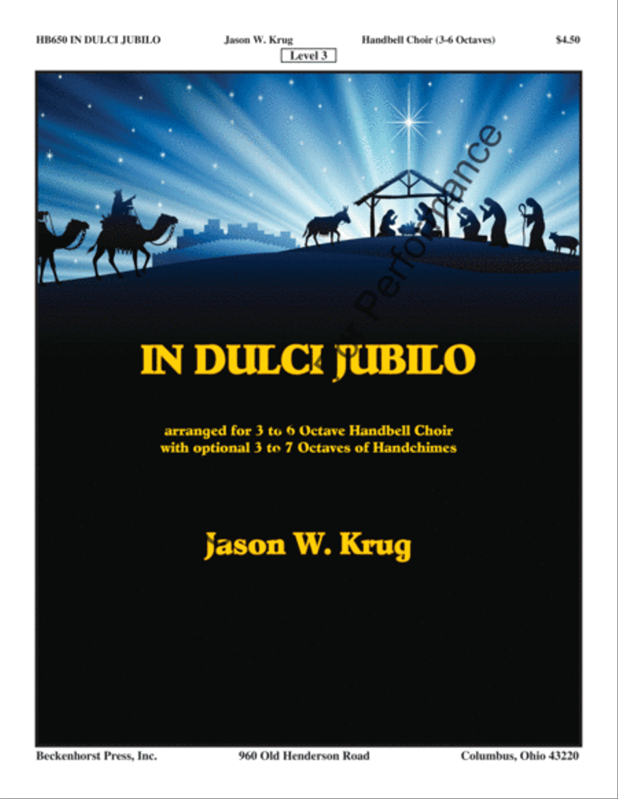 In Dulci Jubilo - Krug 5-Octaves scores gallery preview page 2