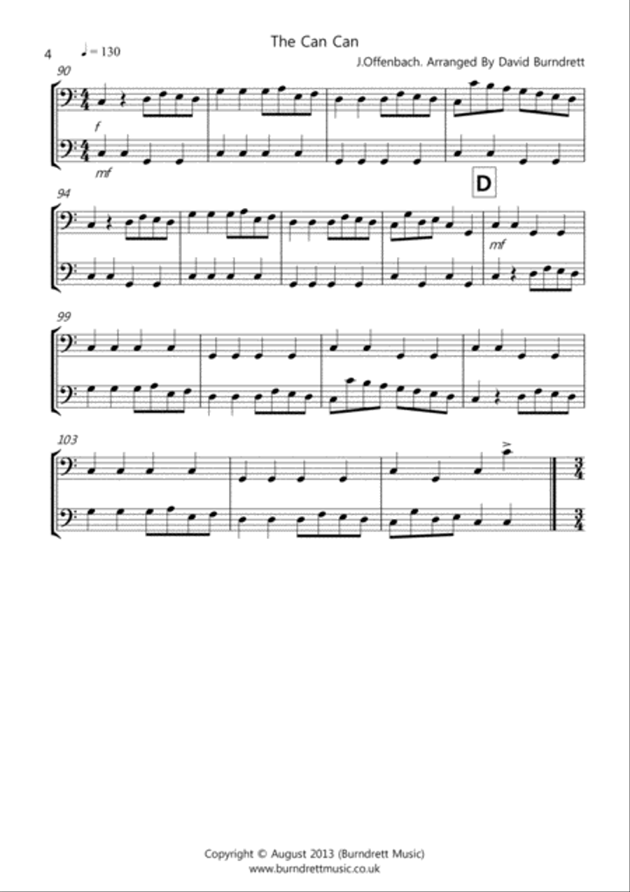 8 Duets for Trombone Trombone Duet scores gallery preview page 4