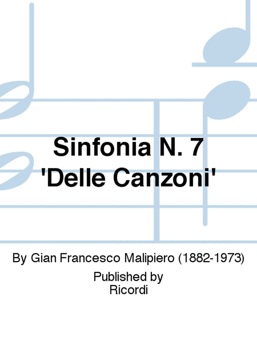 Sinfonia N. 7 'Delle Canzoni'