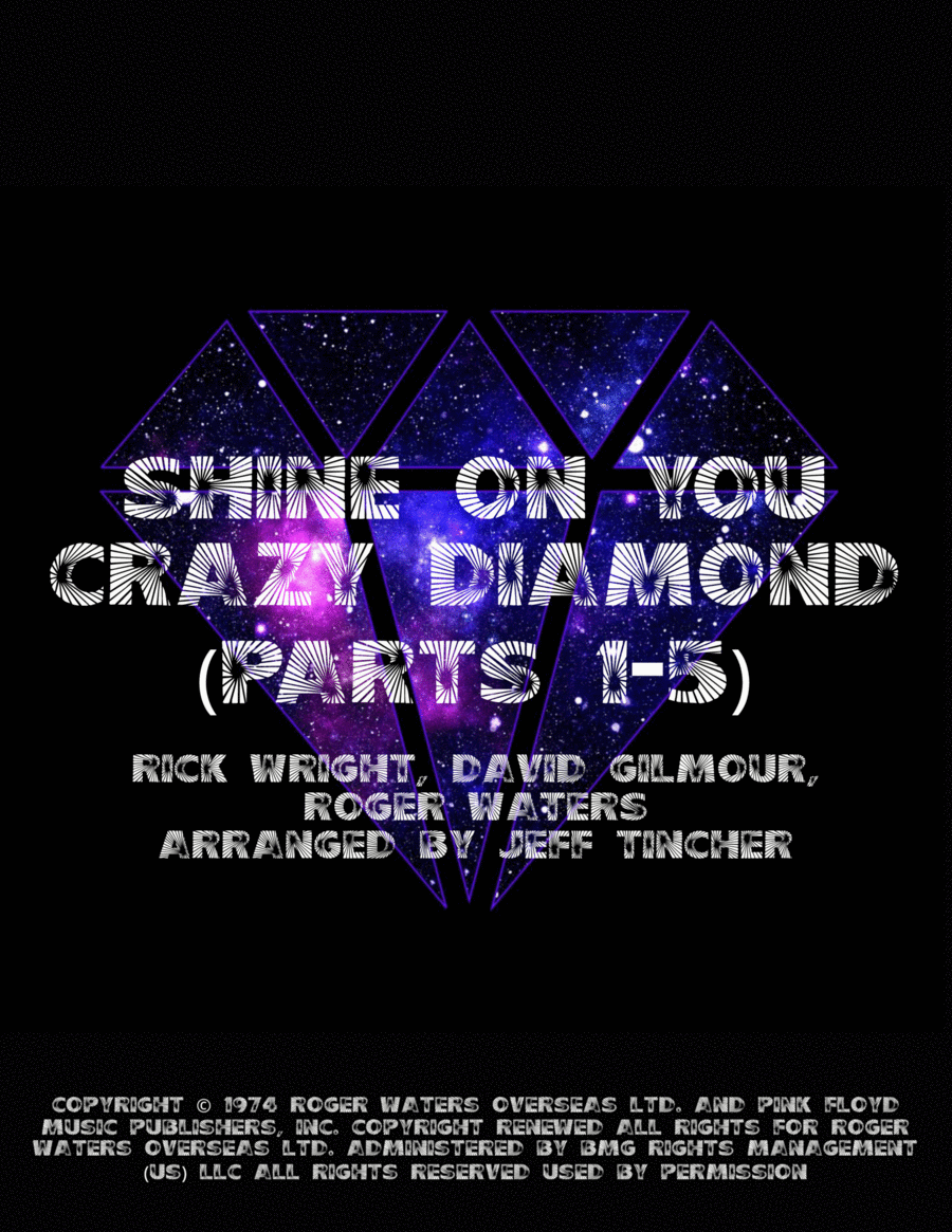 Shine On You Crazy Diamond (Parts 1-5) Piano, Vocal, Guitar scores gallery preview page 1