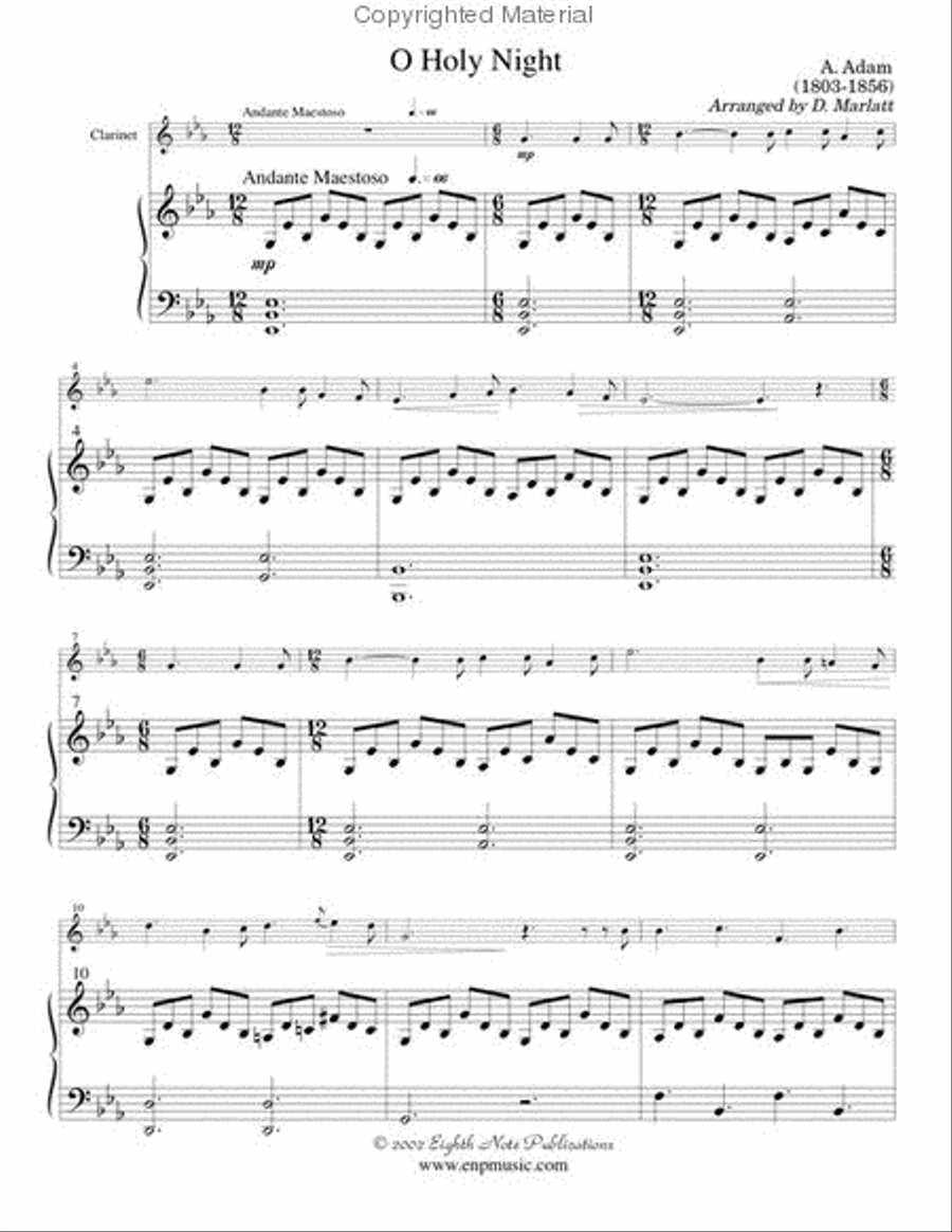 O Holy Night Small Ensemble scores gallery preview page 2