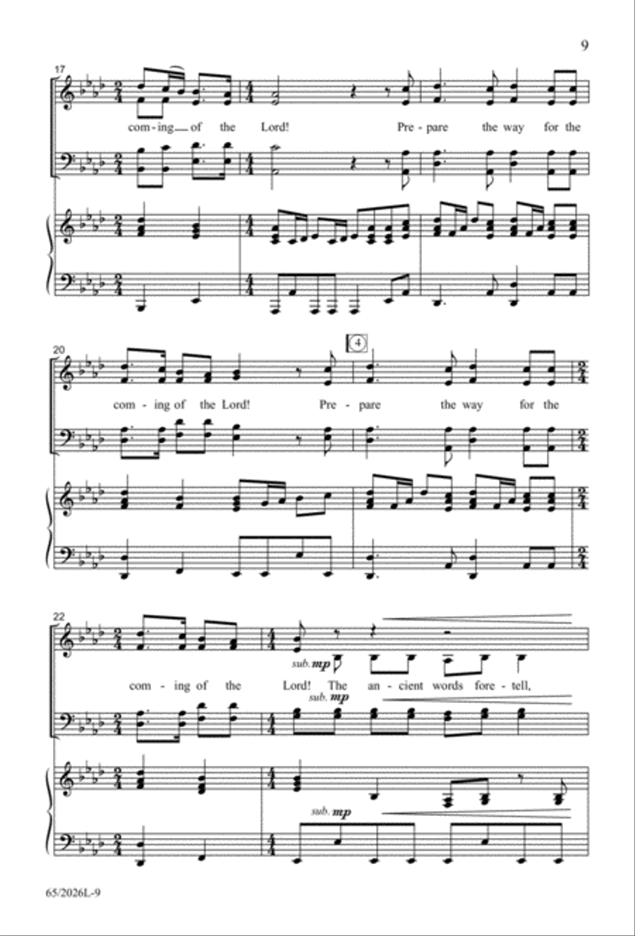 Night of the Father's Love 4-Part scores gallery preview page 10