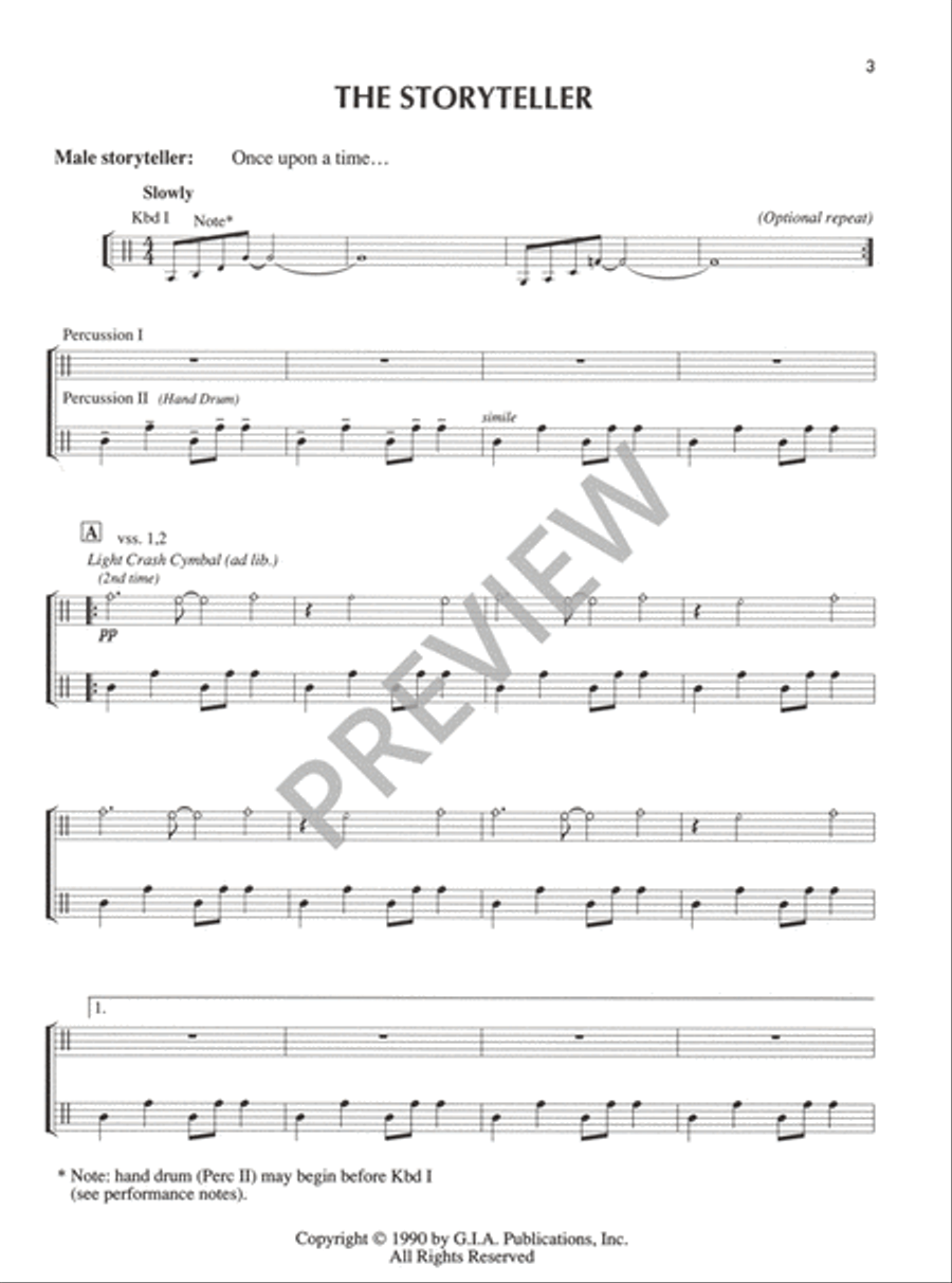 Tales of Wonder - Percussion edition Piano scores gallery preview page 4