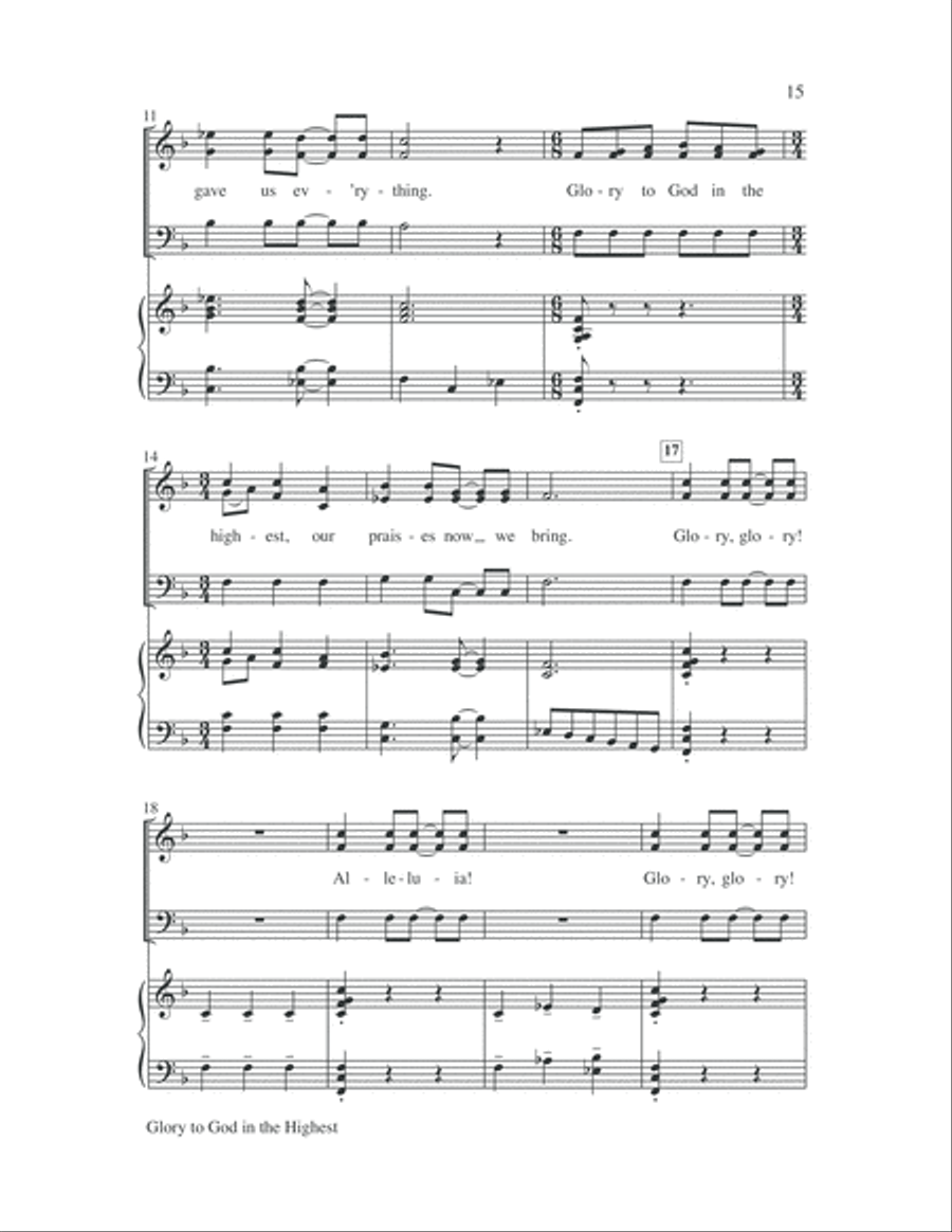 Worship Openers: Introits that Work!, Vol. 5 Choir scores gallery preview page 15