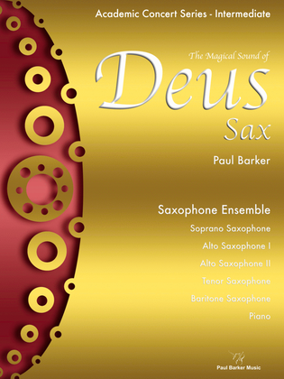 Book cover for Deus Sax (Saxophone Ensemble)