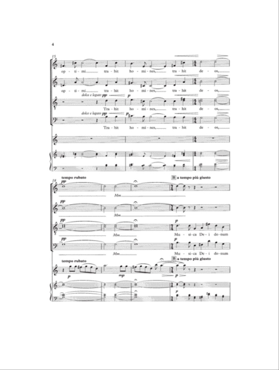 Musica Dei donum Mixed Choir scores gallery preview page 4