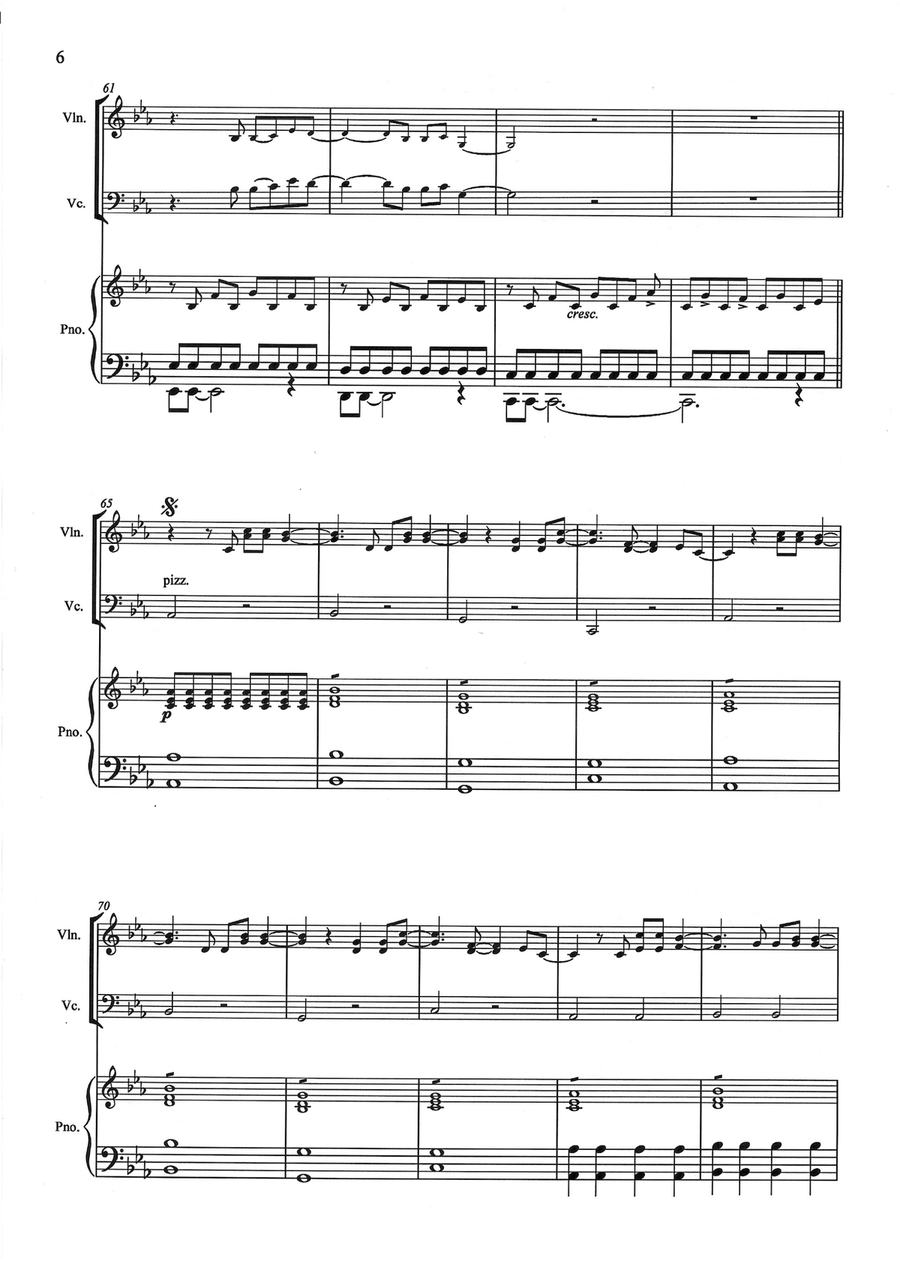 Titanium Piano Trio scores gallery preview page 6