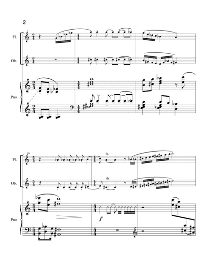 [Austin] Capricornus Caribbicus Woodwind Duet scores gallery preview page 6