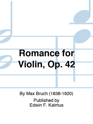 Romance for Violin, Op. 42