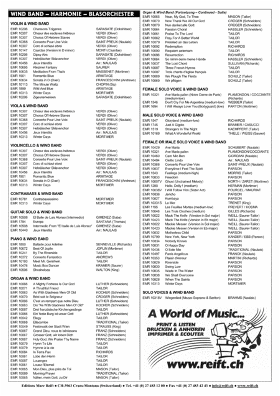 Intermedio Concert Band scores gallery preview page 13