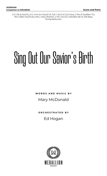 Sing Out Our Savior's Birth - Orchestral Score and Parts