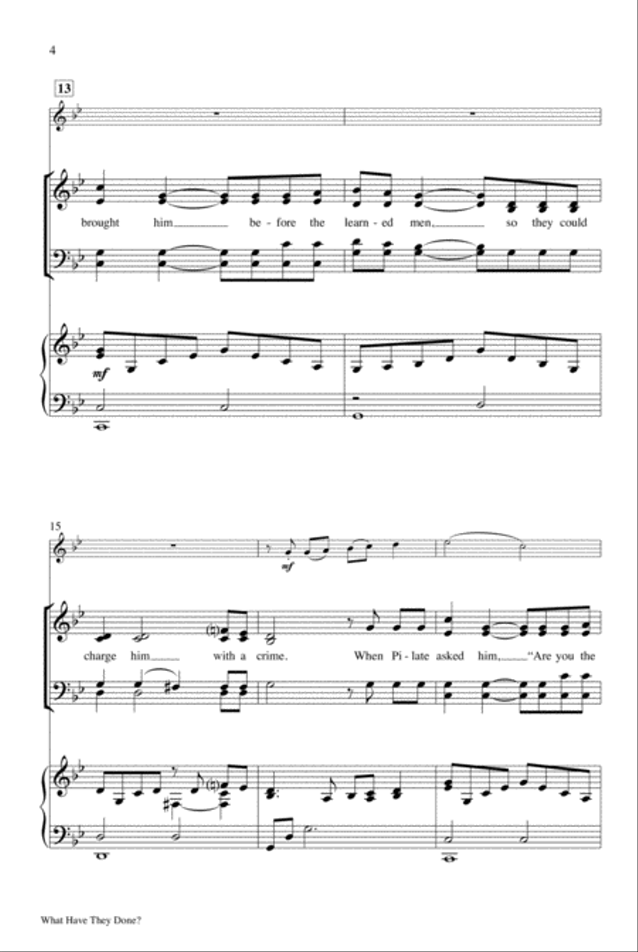 What Have They Done 4-Part scores gallery preview page 4