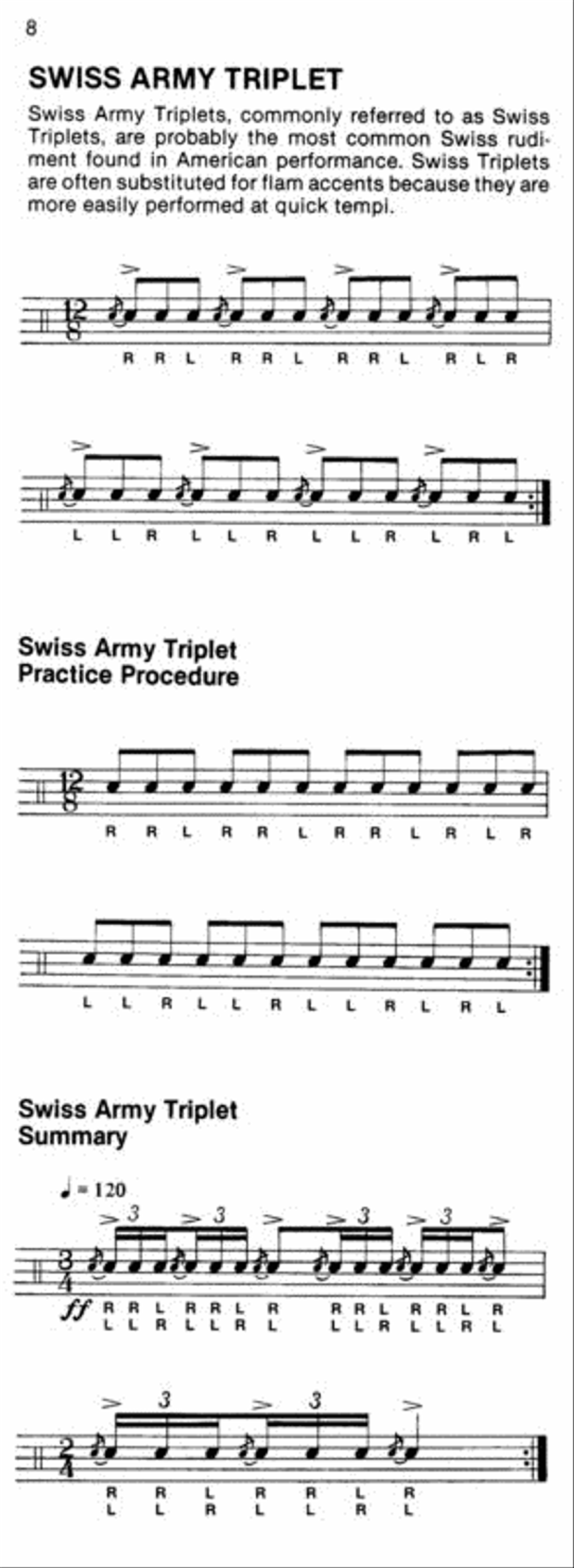 Corps-Style Snare Drum Dictionary Snare Drum scores gallery preview page 2
