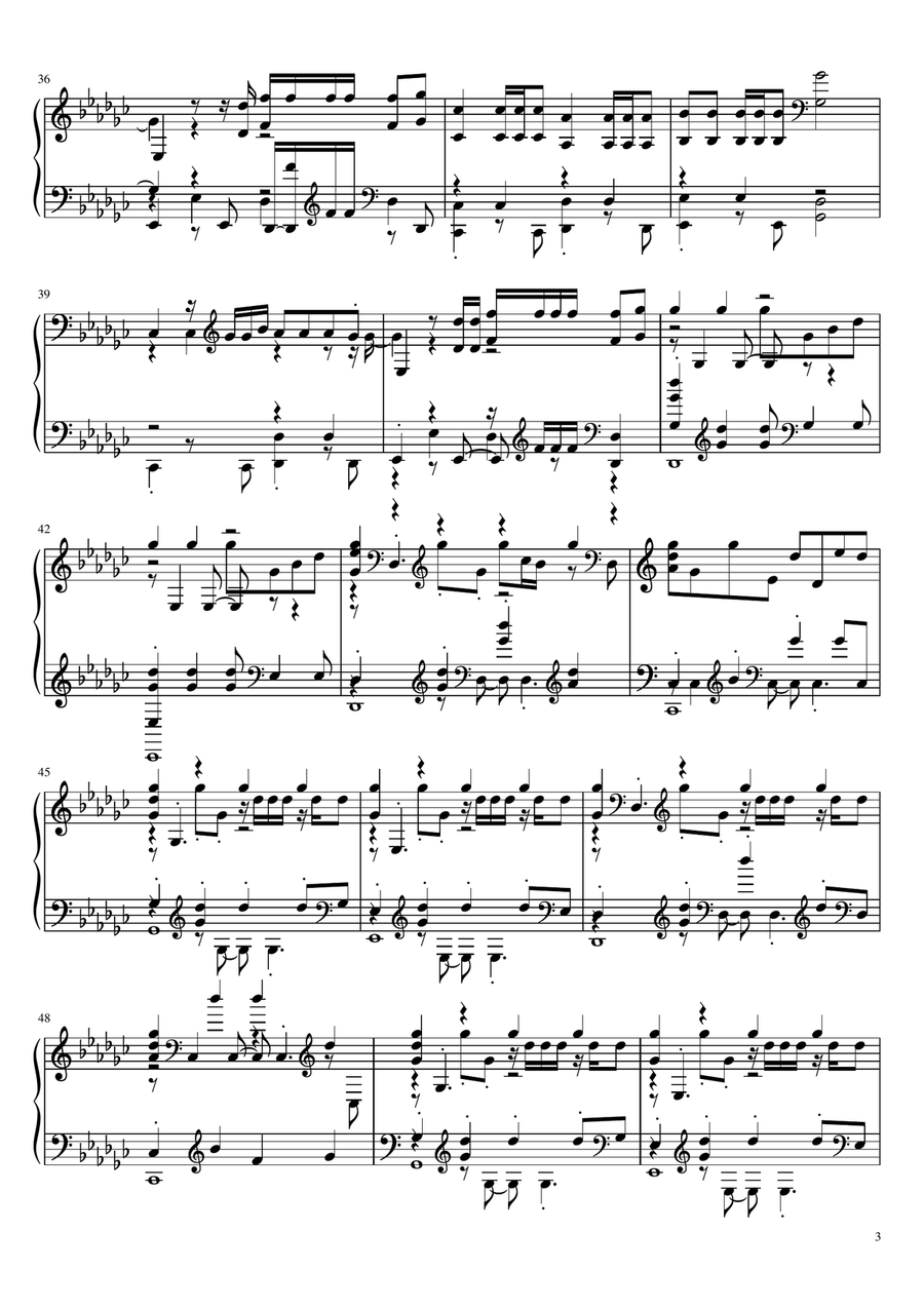 Exile A Cappella scores gallery preview page 3