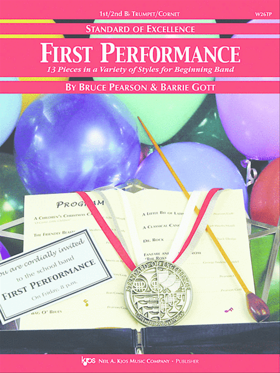 Standard of Excellence First Performance, 1st/2nd Trumpet-Cornet Concert Band Methods scores gallery preview page 1