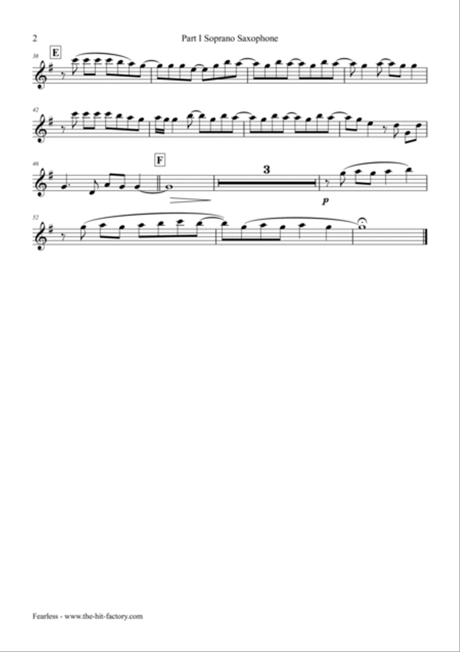 Fearless Saxophone Quintet scores gallery preview page 5