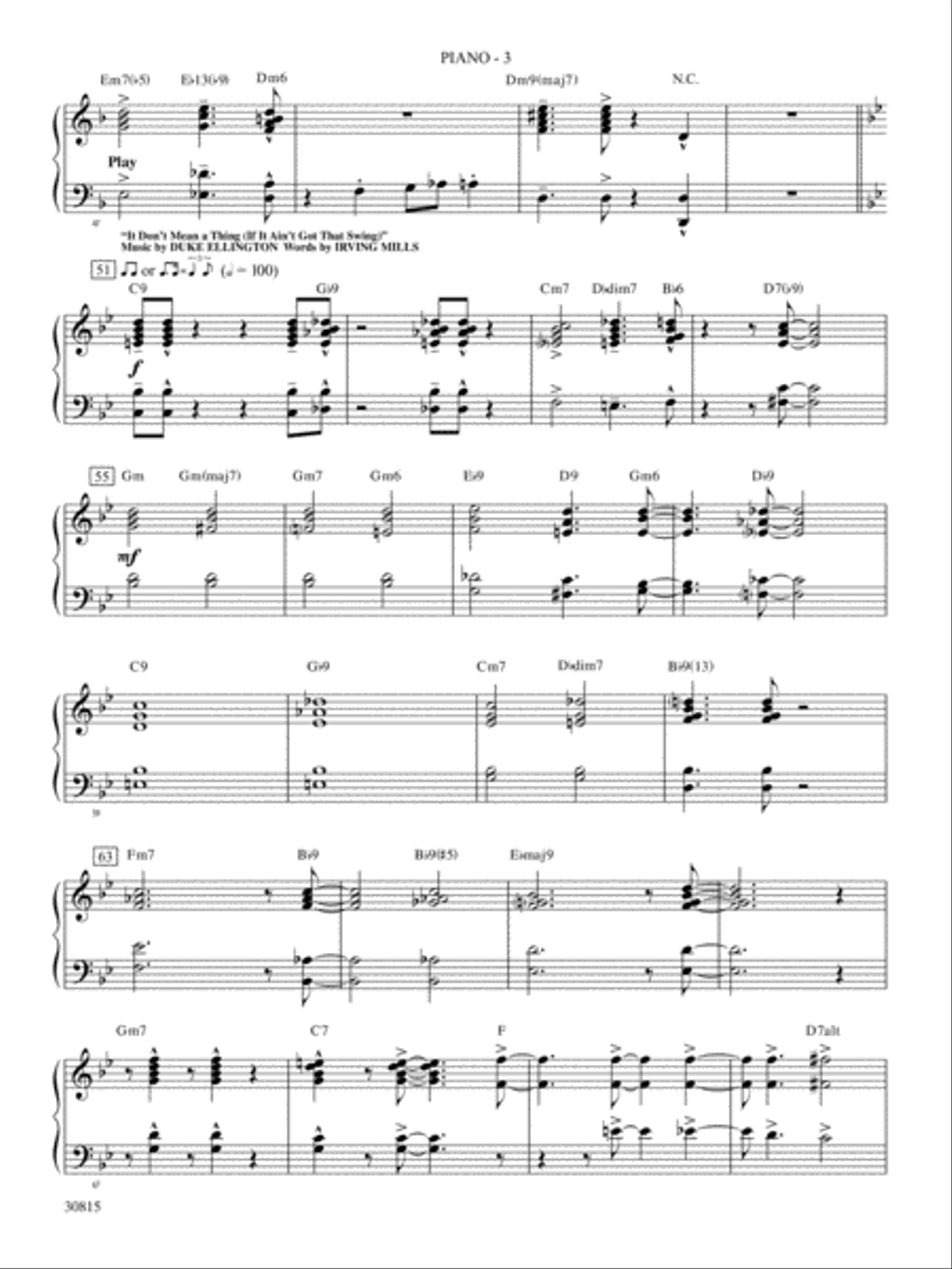 Jazz It Up!: Piano Accompaniment Concert Band scores gallery preview page 3