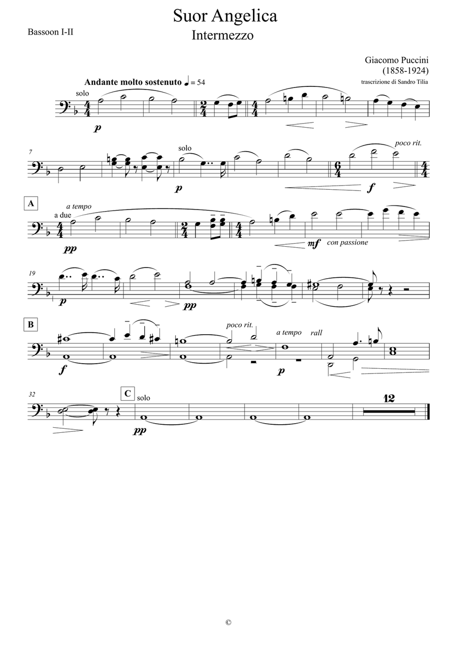 Suor Angelica - Intermezzo Concert Band scores gallery preview page 6