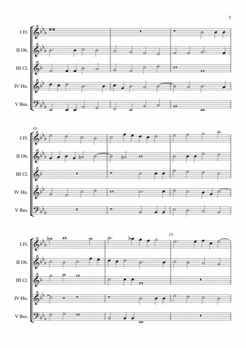 Canzon I a 4 Ch.194 (Giovanni Gabrieli) Wind Quintet arr. Adrian Wagner image number null