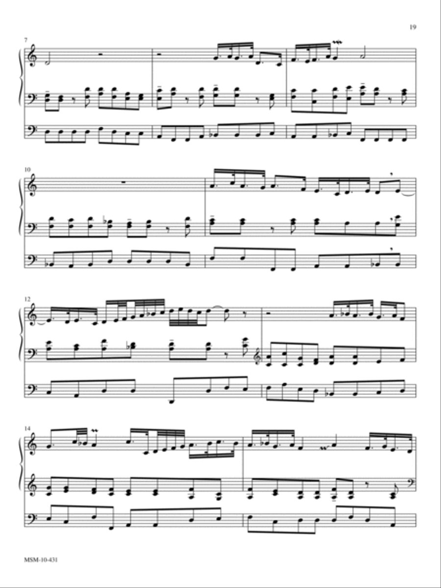 Christ Is Arisen Organ scores gallery preview page 2