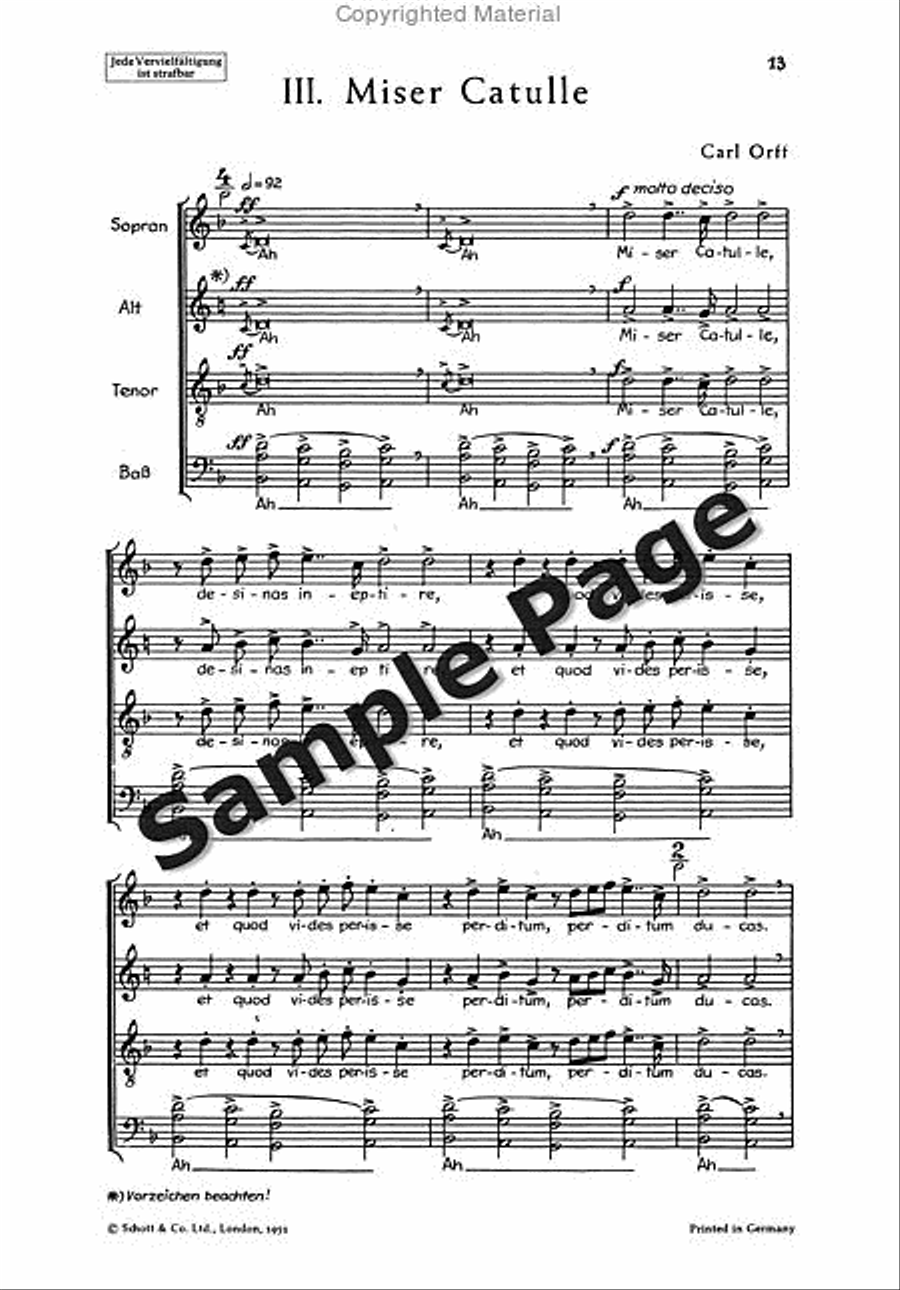 4 A Cappella Choruses 4-Part scores gallery preview page 13