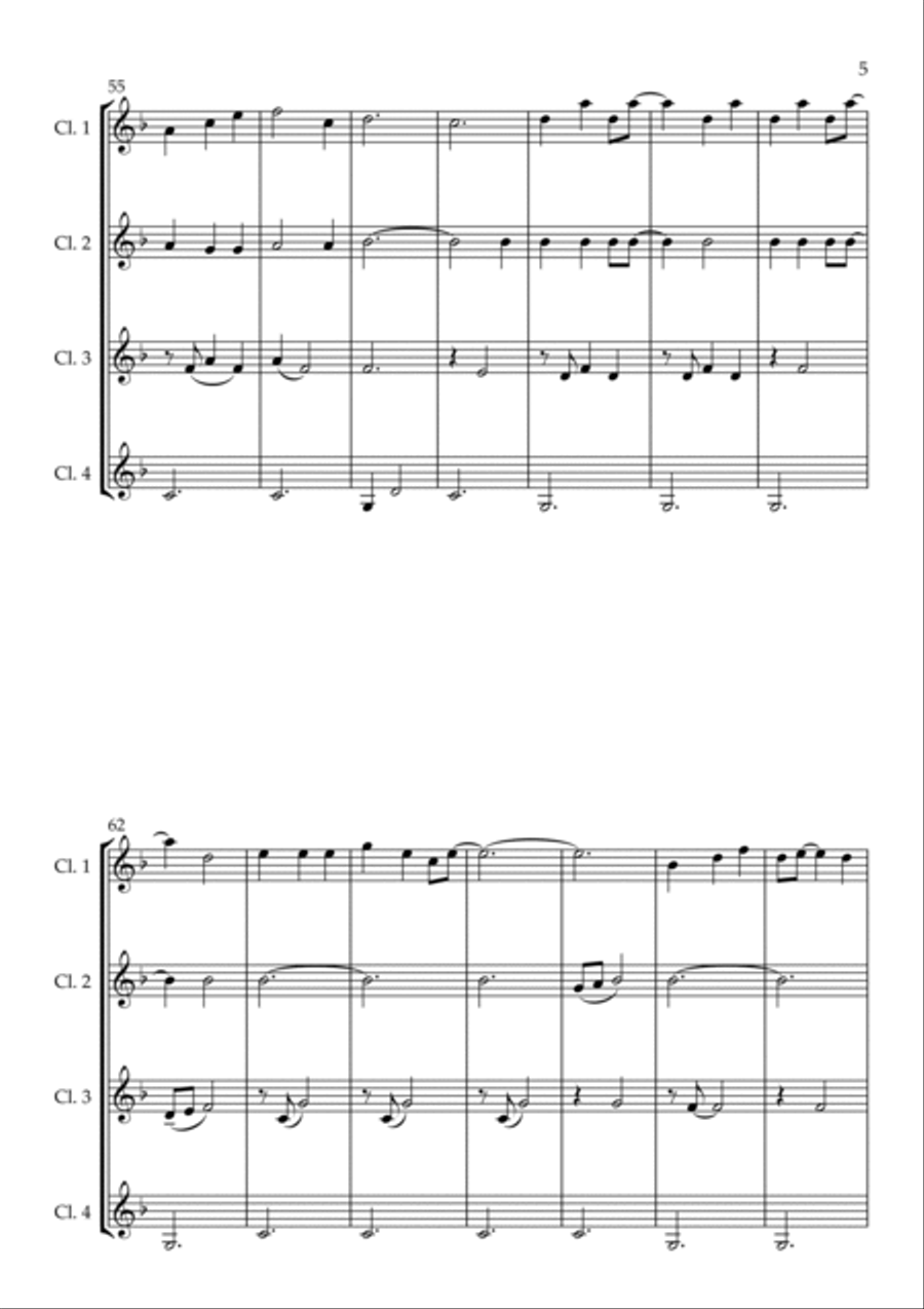 The Rainbow Connection The Rainbow Connection Woodwind Quartet scores gallery preview page 5
