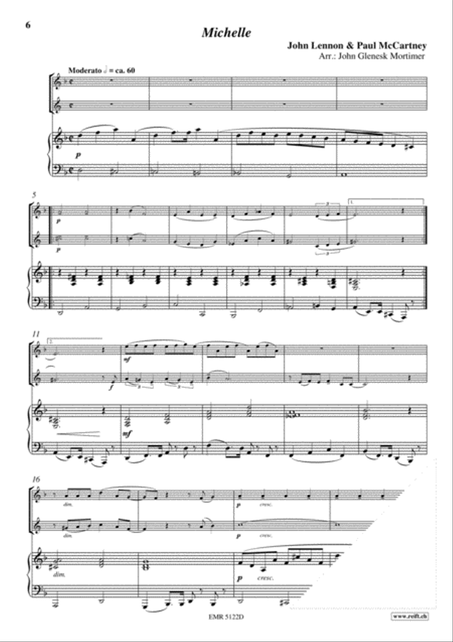The Beatles Volume 1 Brass Ensemble scores gallery preview page 5