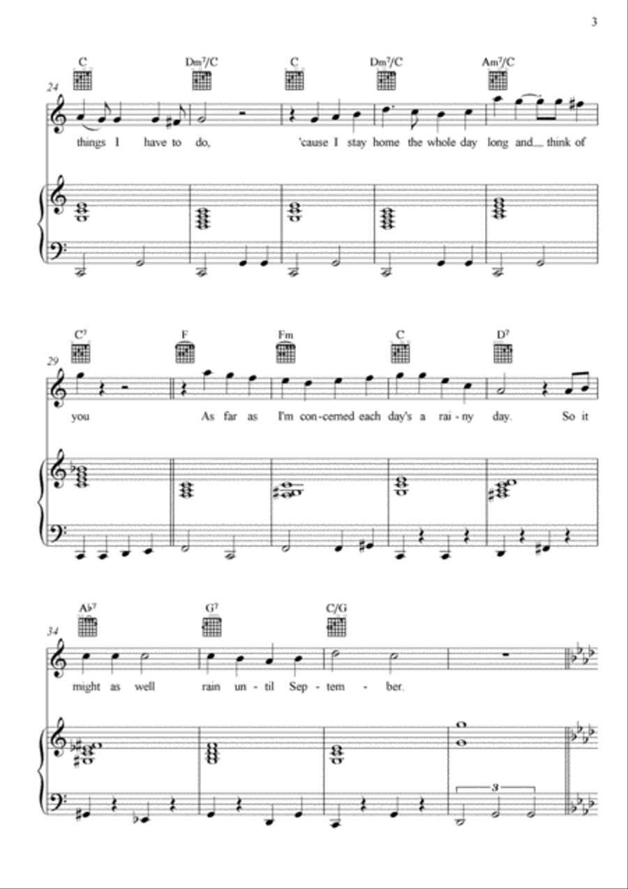 It Might As Well Rain Until September Small Ensemble scores gallery preview page 3