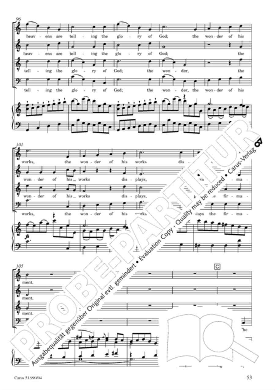 The Creation 4-Part scores gallery preview page 54
