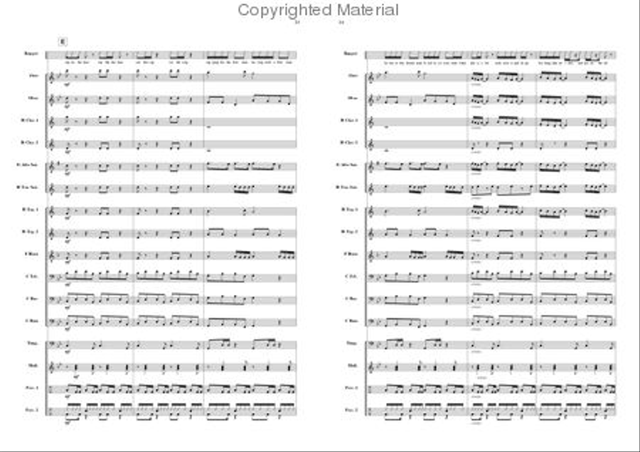 Harry's Rap Concert Band scores gallery preview page 7