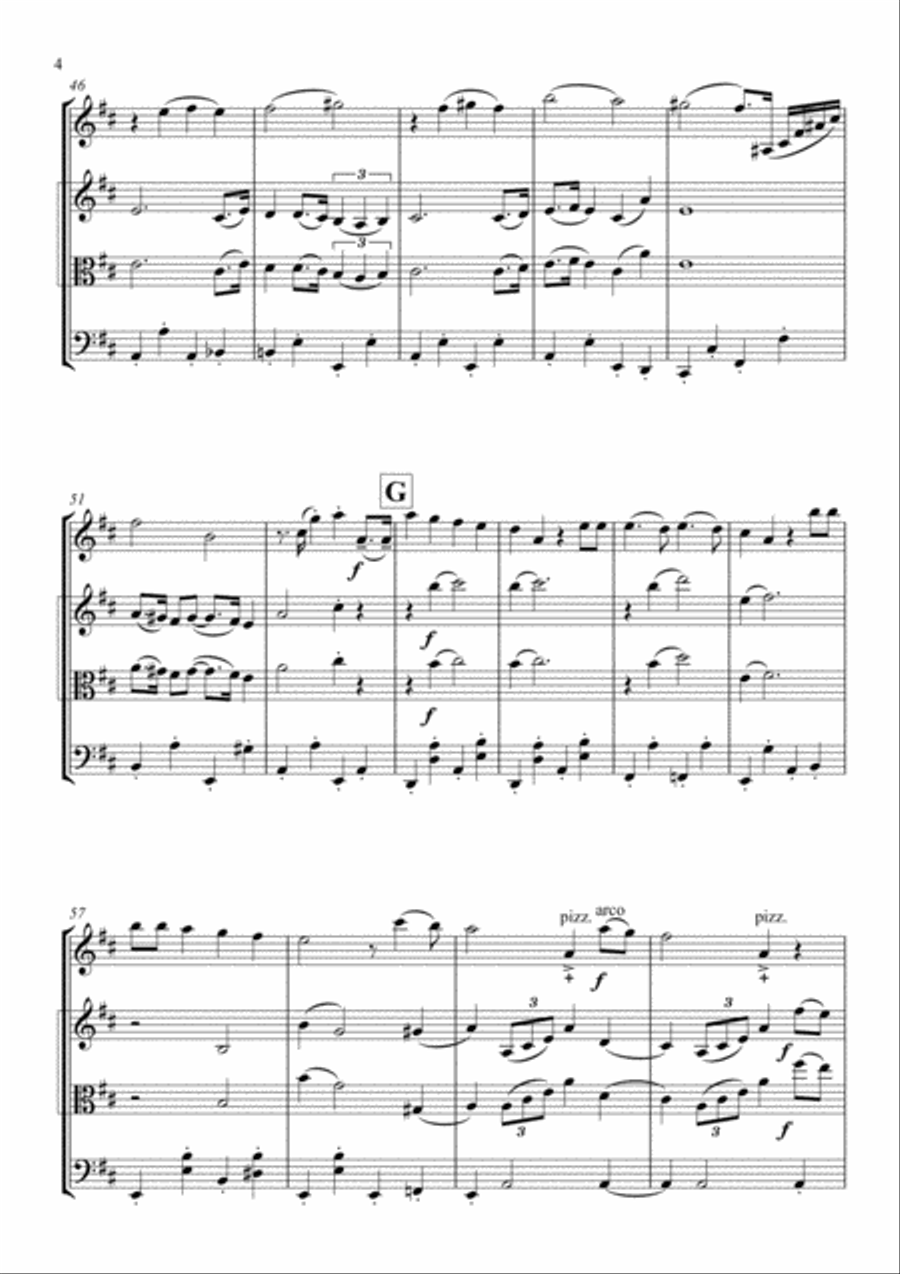 Let It Snow! Let It Snow! Let It Snow! String Trio scores gallery preview page 4