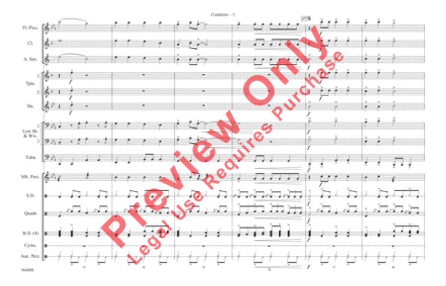 Holiday Holiday Marching Band scores gallery preview page 4