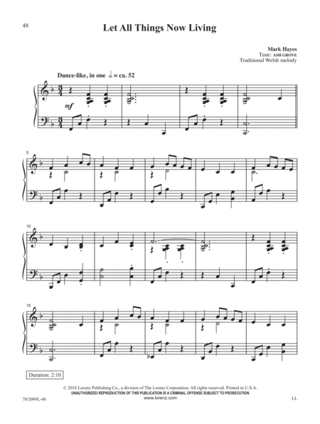 Mark Hayes Miniatures, Vol. 2 by Mark Hayes Piano Solo - Sheet Music