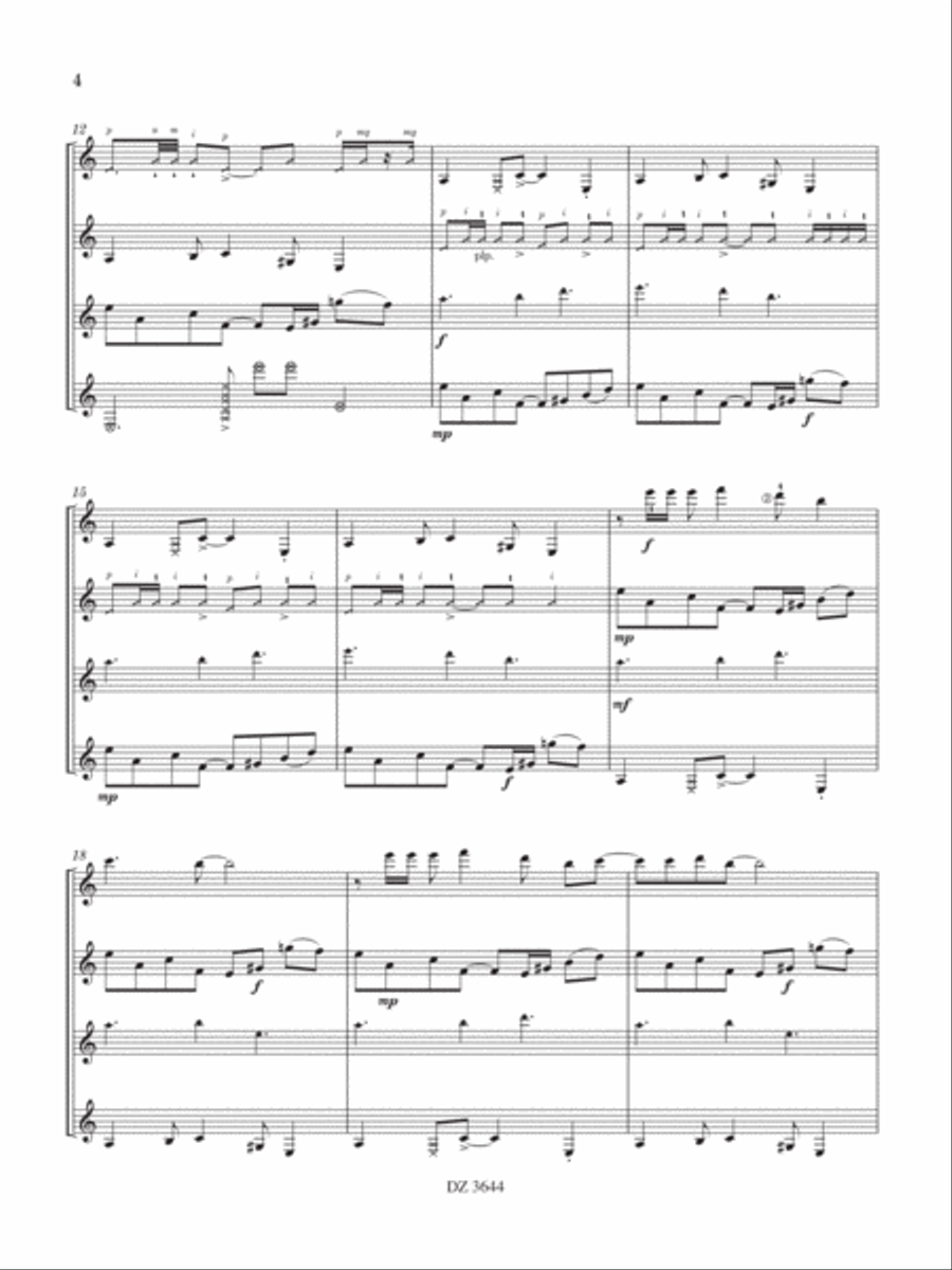 Hasta siempre !! Guitar Ensemble scores gallery preview page 5
