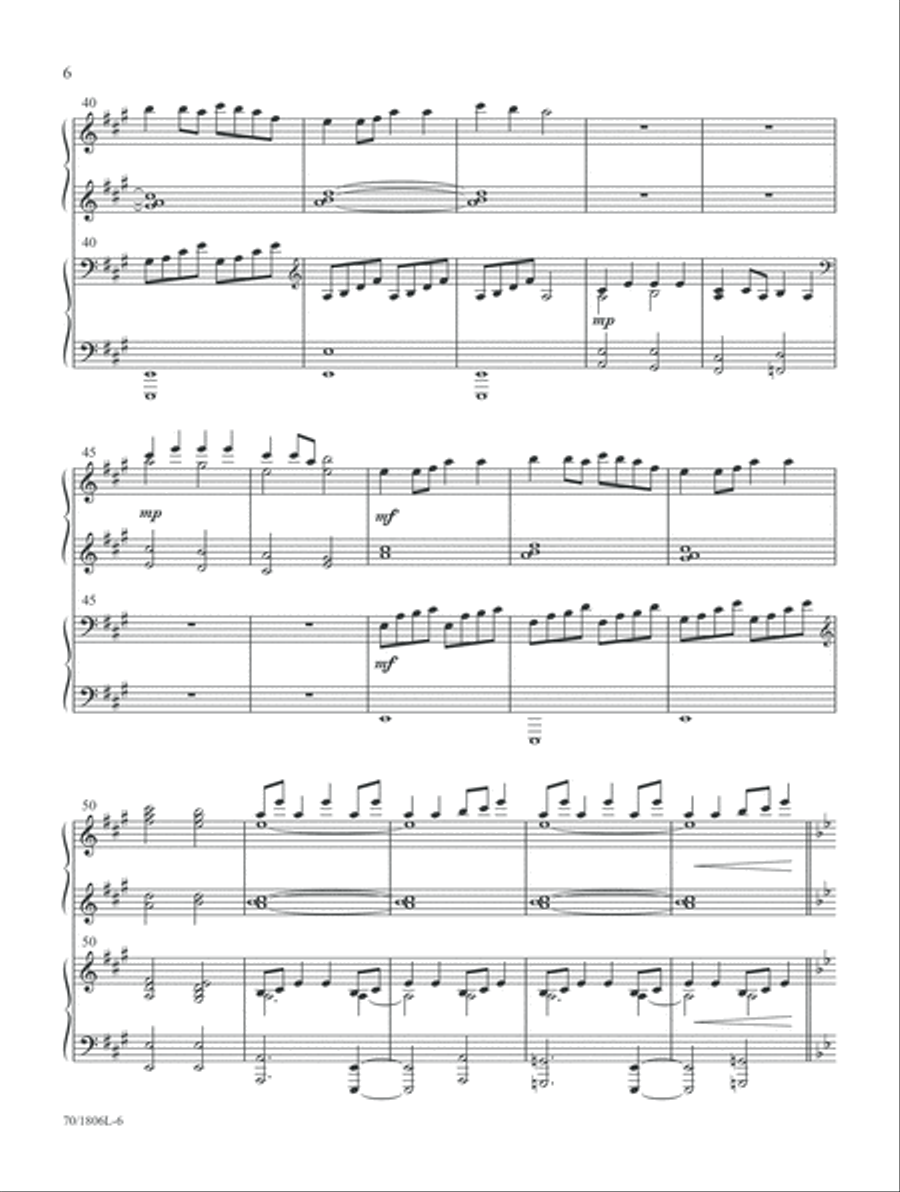 Great Things He Has Done! Piano Duet scores gallery preview page 6
