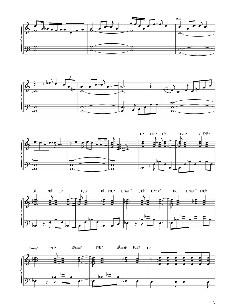 Magnum P.I. Piano Solo scores gallery preview page 3