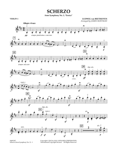 Scherzo from Symphony No. 3 (Eroica) - Violin 1