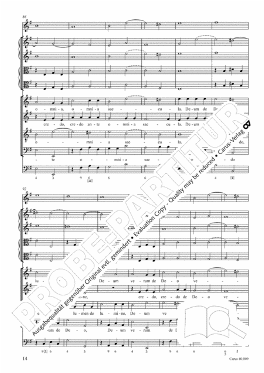 Credo in G SA scores gallery preview page 15