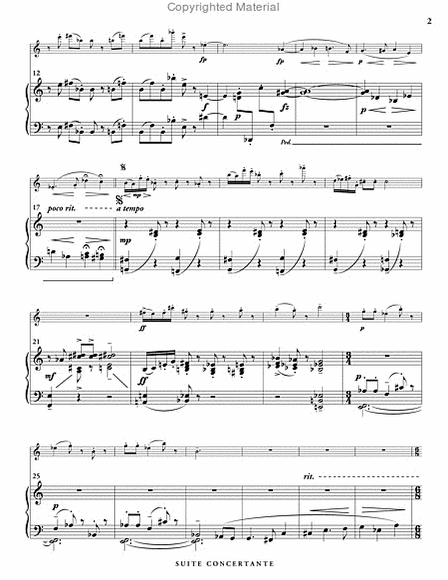Suite Concertante for Flute & Piano