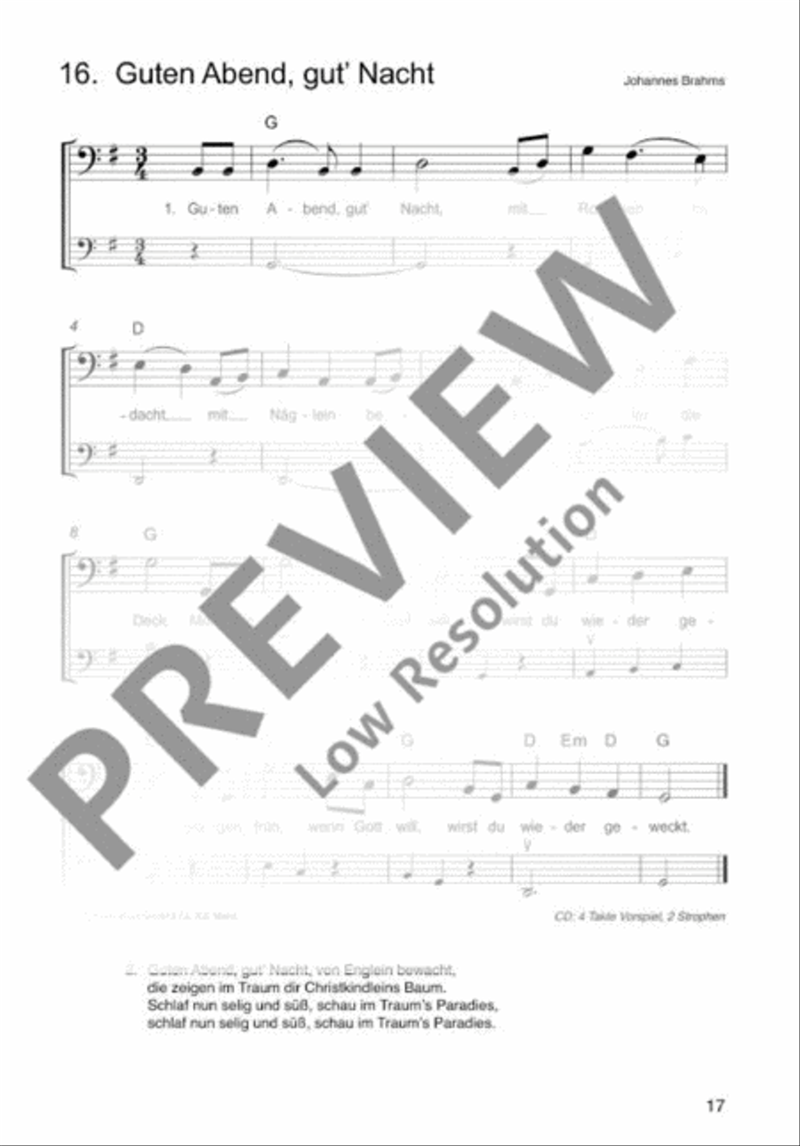 Die schönsten Volks- und Kinderlieder Cello scores gallery preview page 18