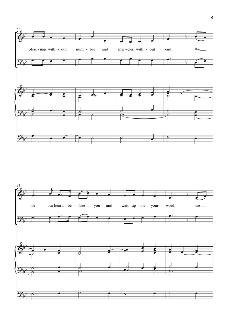 O God beyond all praising 4-Part scores gallery preview page 4