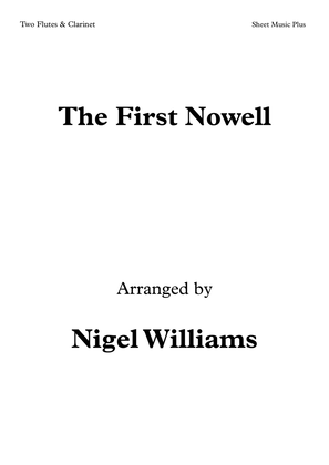 Book cover for The First Nowell, for Wind Trio