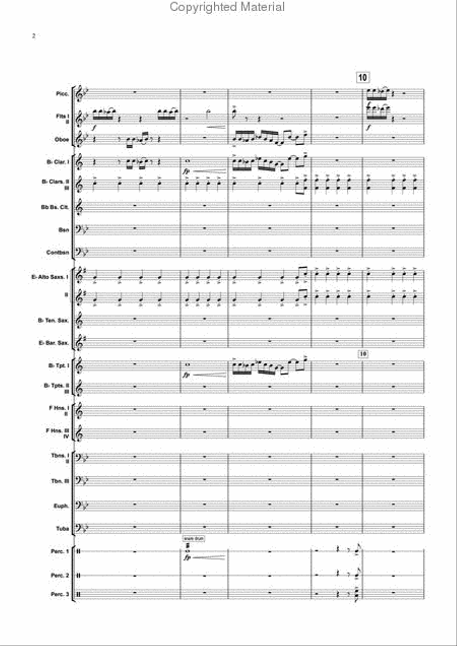 Bang 2 Bang 2 Concert Band scores gallery preview page 3
